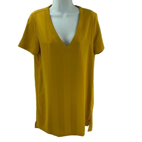Scotch & Soda Dresses & Skirts - Scotch & Soda mustard gold yellow sheath dress v neck small EUC